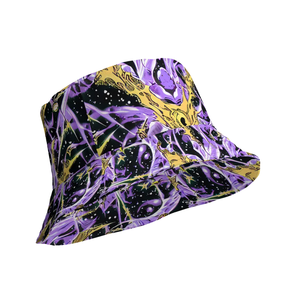 Violet Riot on Reversible Bucket Hat — Product details Outside