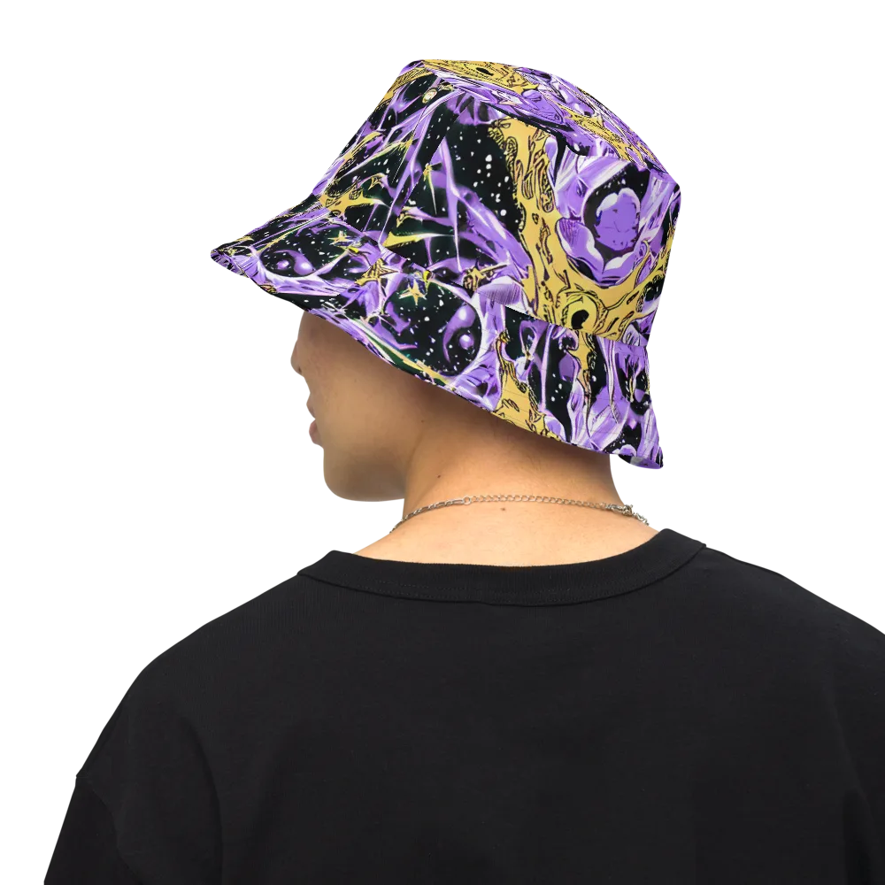 Violet Riot on Reversible Bucket Hat — Back Inside