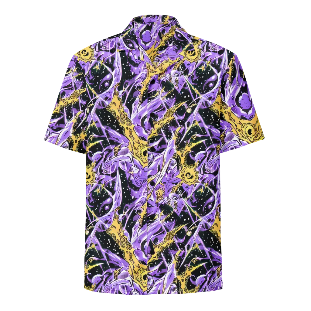 Violet Riot on Button Shirt — Front