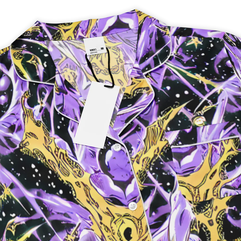 Violet Riot on Women's Short Sleeve Pajama Top — Product details