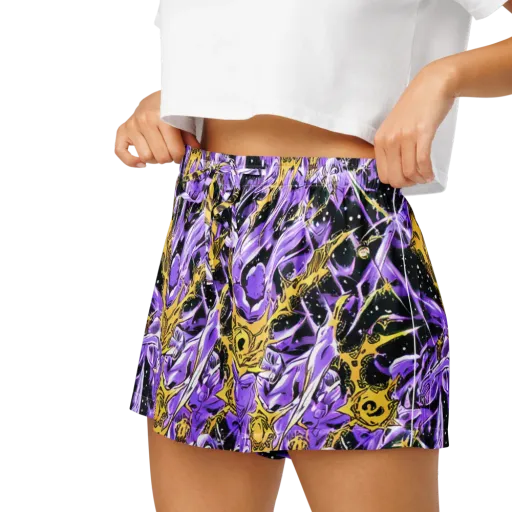 Violet Riot on a Women's Pajama Shorts