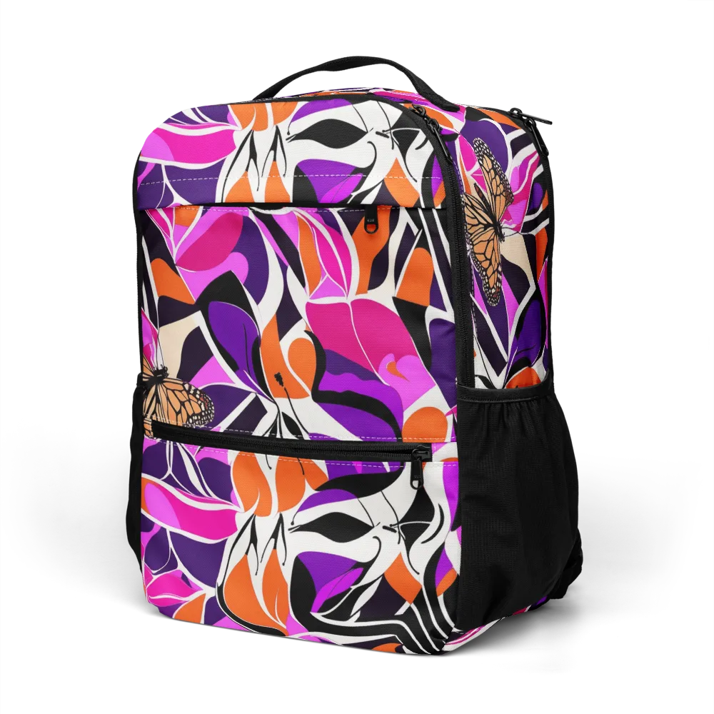 Neon Monarch on Utility Backpack — Left Front