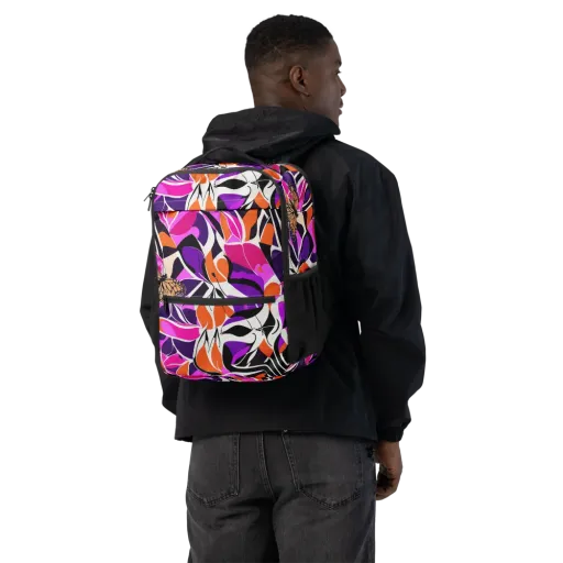 Neon Monarch on a Utility Backpack