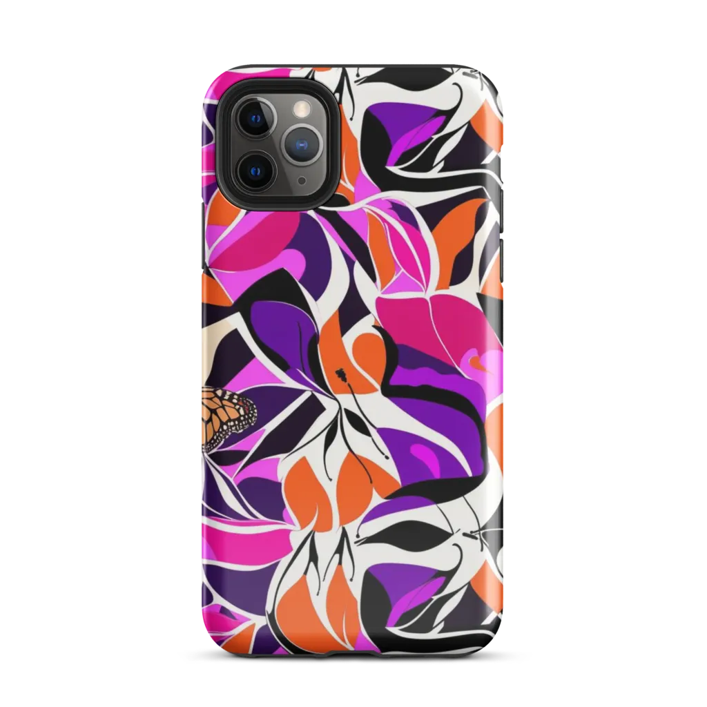 Neon Monarch on Tough Case for iPhone® — Front
