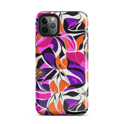 Neon Monarch on a Tough Case for iPhone®