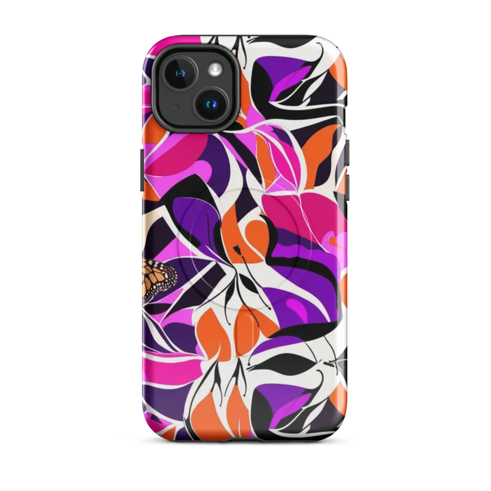 Neon Monarch on MagSafe Tough Case for iPhone® — Front