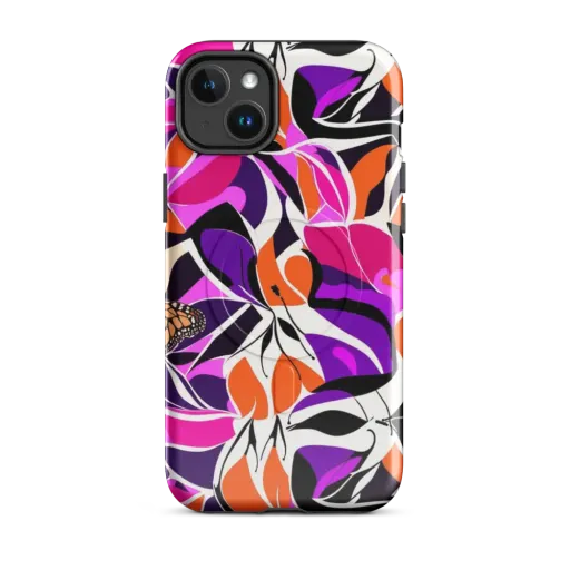 Neon Monarch on a MagSafe Tough Case for iPhone®