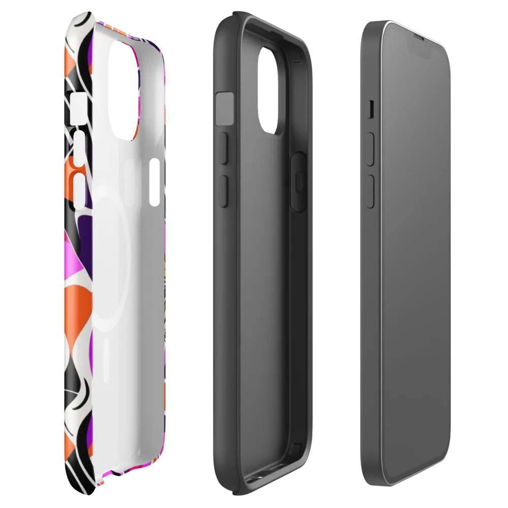 Neon Monarch on MagSafe Tough Case for iPhone® — Front