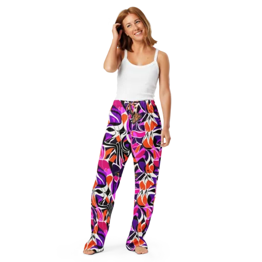 Neon Monarch on a Women's Pajama Pants