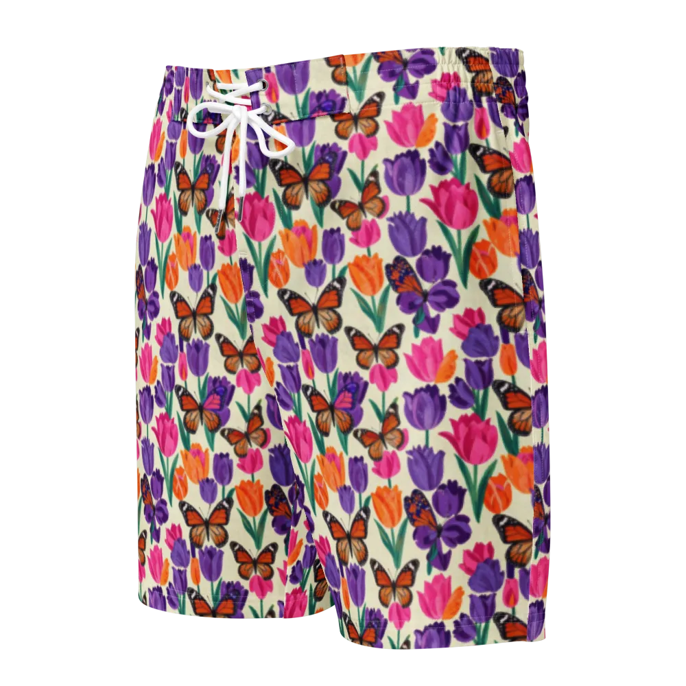 Electric Spring on Men's Board Shorts — Front