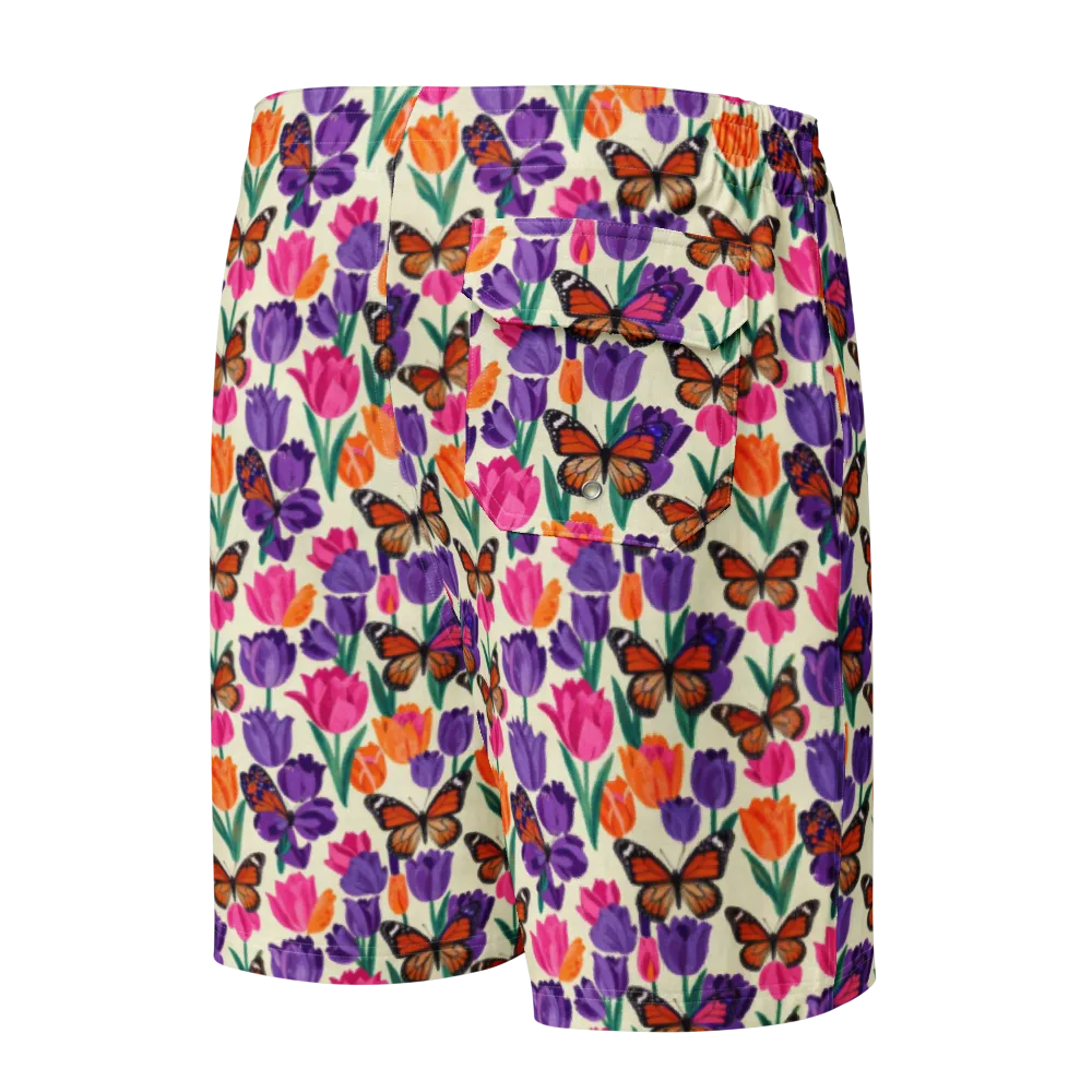 Electric Spring on Men's Board Shorts — Back