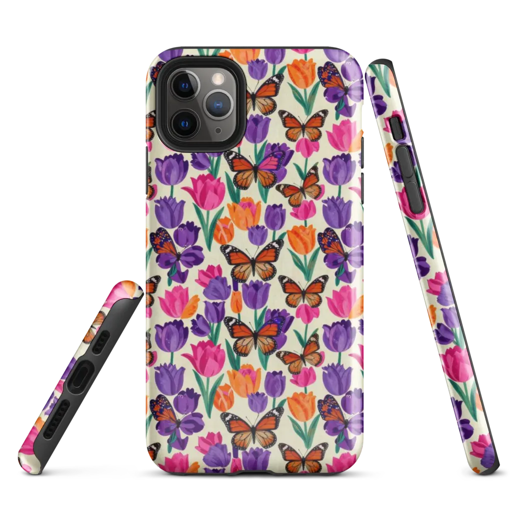 Electric Spring on Tough Case for iPhone® — Front