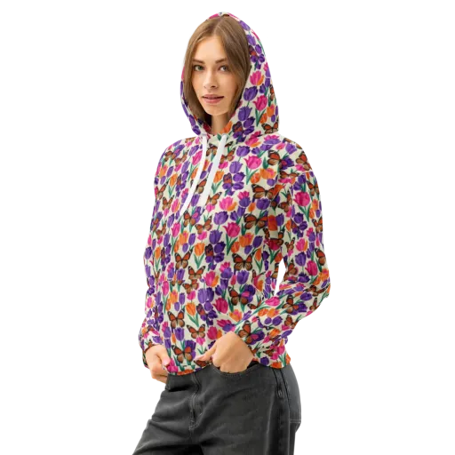 Electric Spring on a Cotton Hoodie