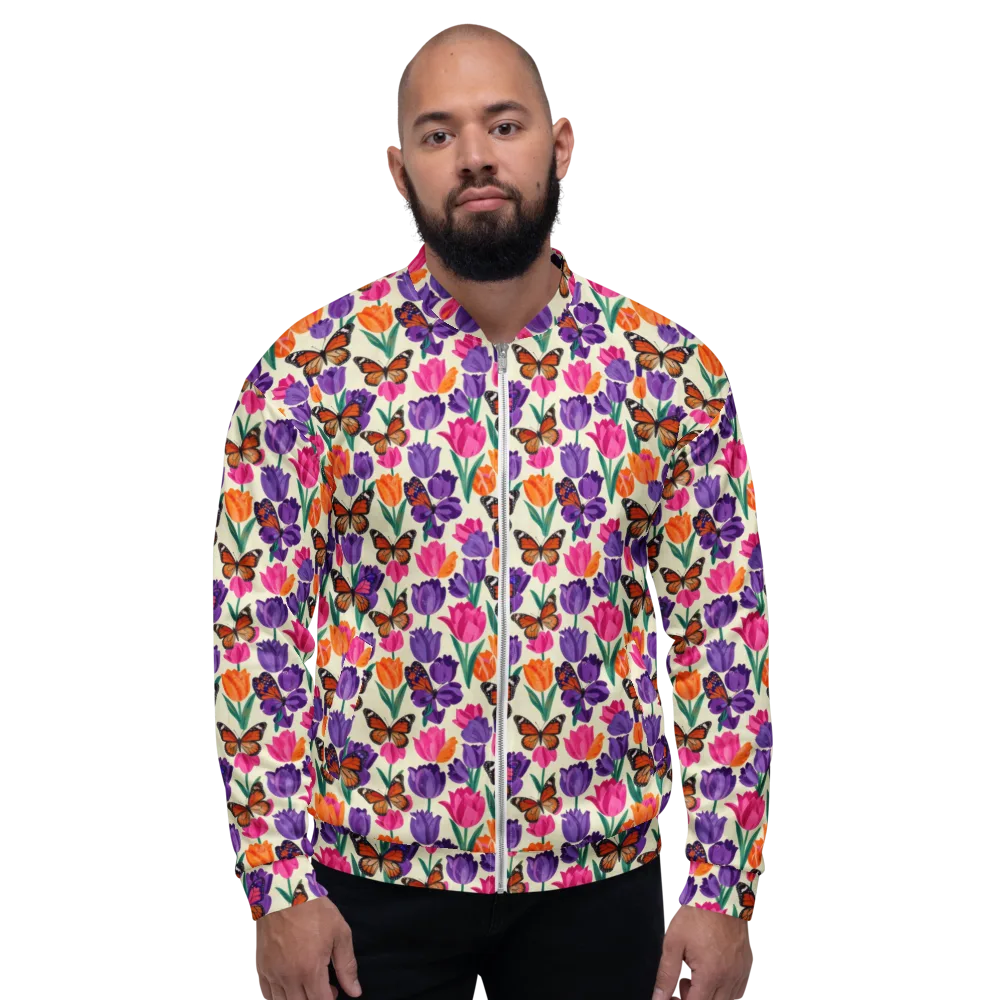 Electric Spring on Bomber Jacket — Front