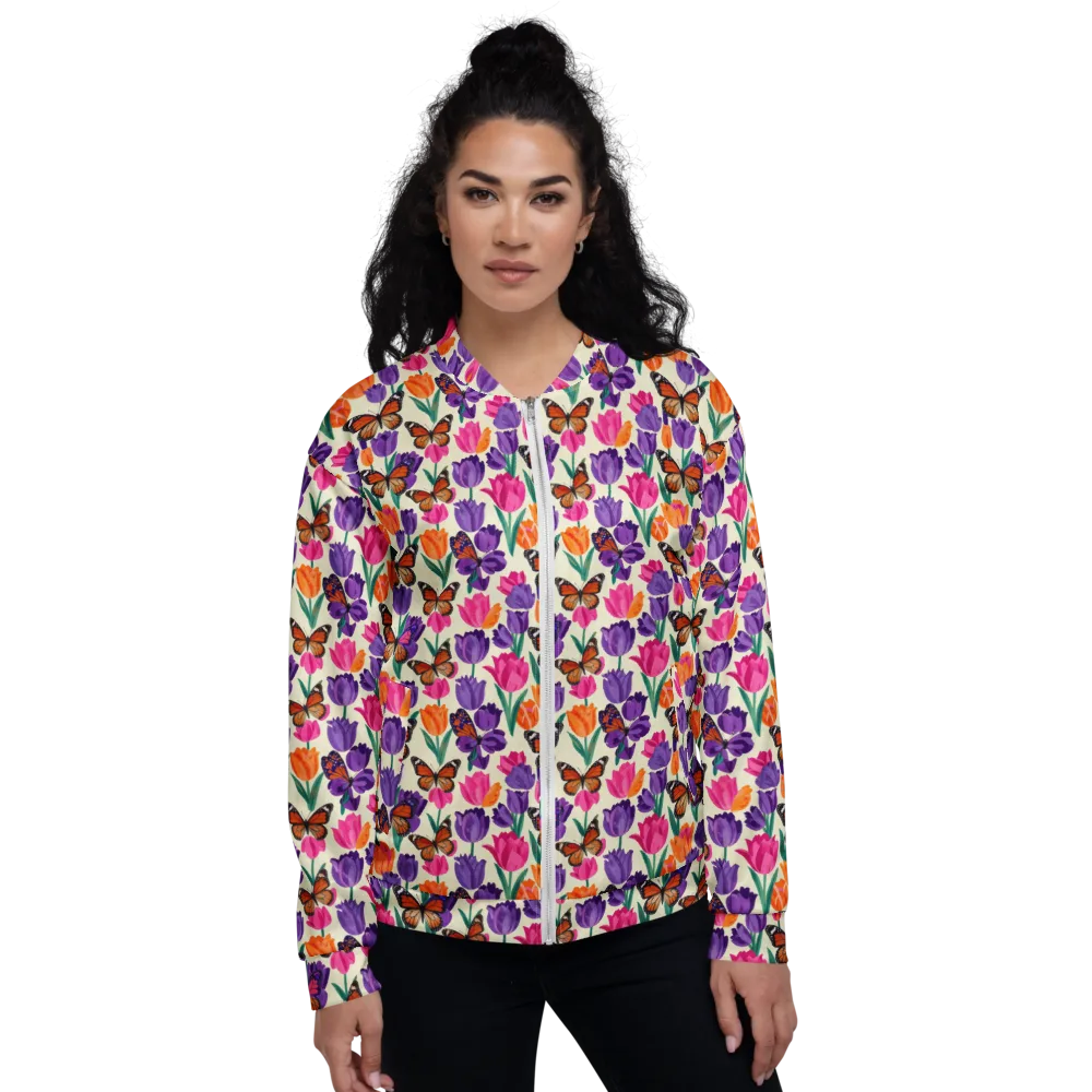 Electric Spring on Bomber Jacket — Front