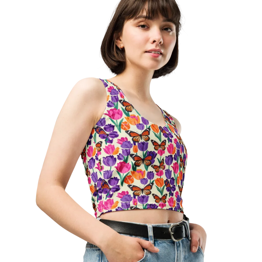 Electric Spring on Crop Top — Right Front