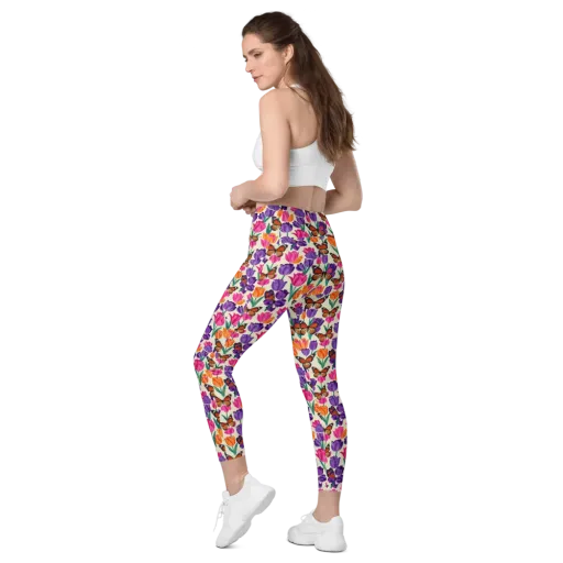 Electric Spring on a Leggings with Pockets