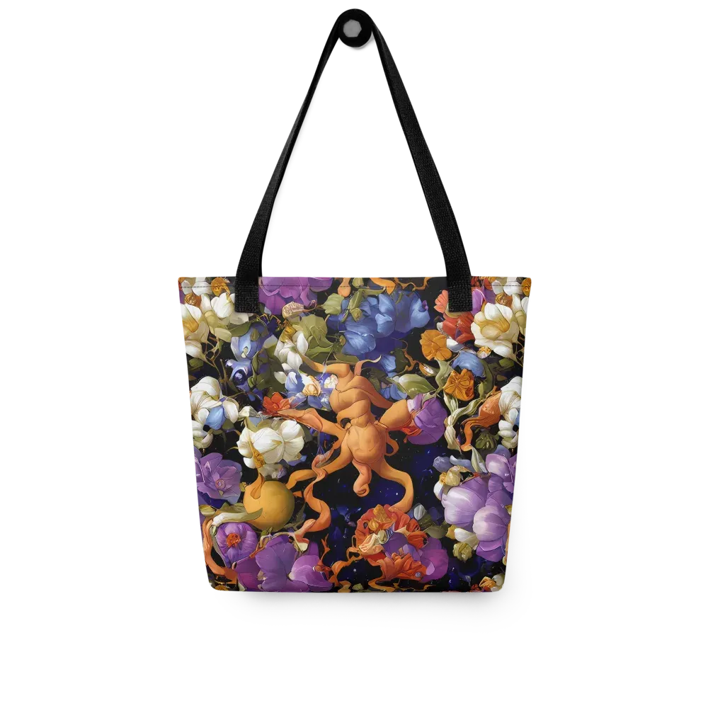 Blooming Cosmos on Tote Bag — Front