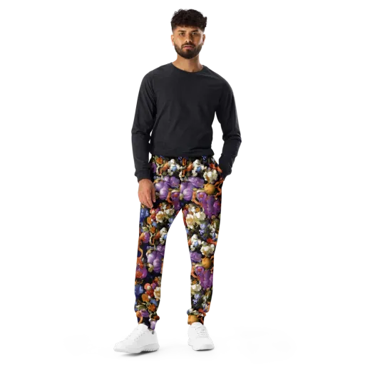 Blooming Cosmos on a Men's Joggers