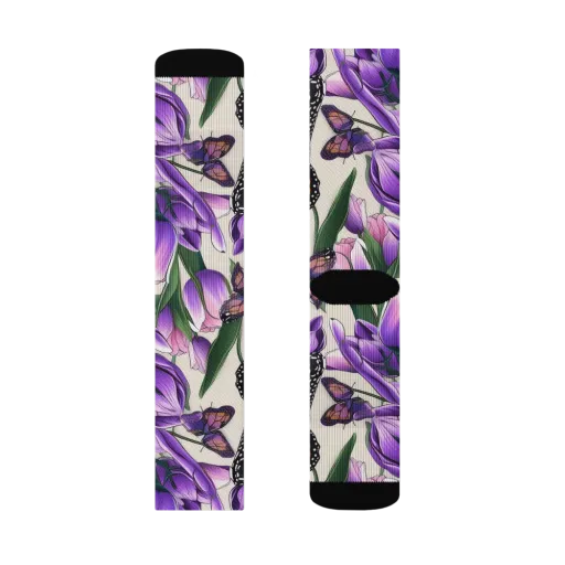 Tulip Wingbeat on a Socks