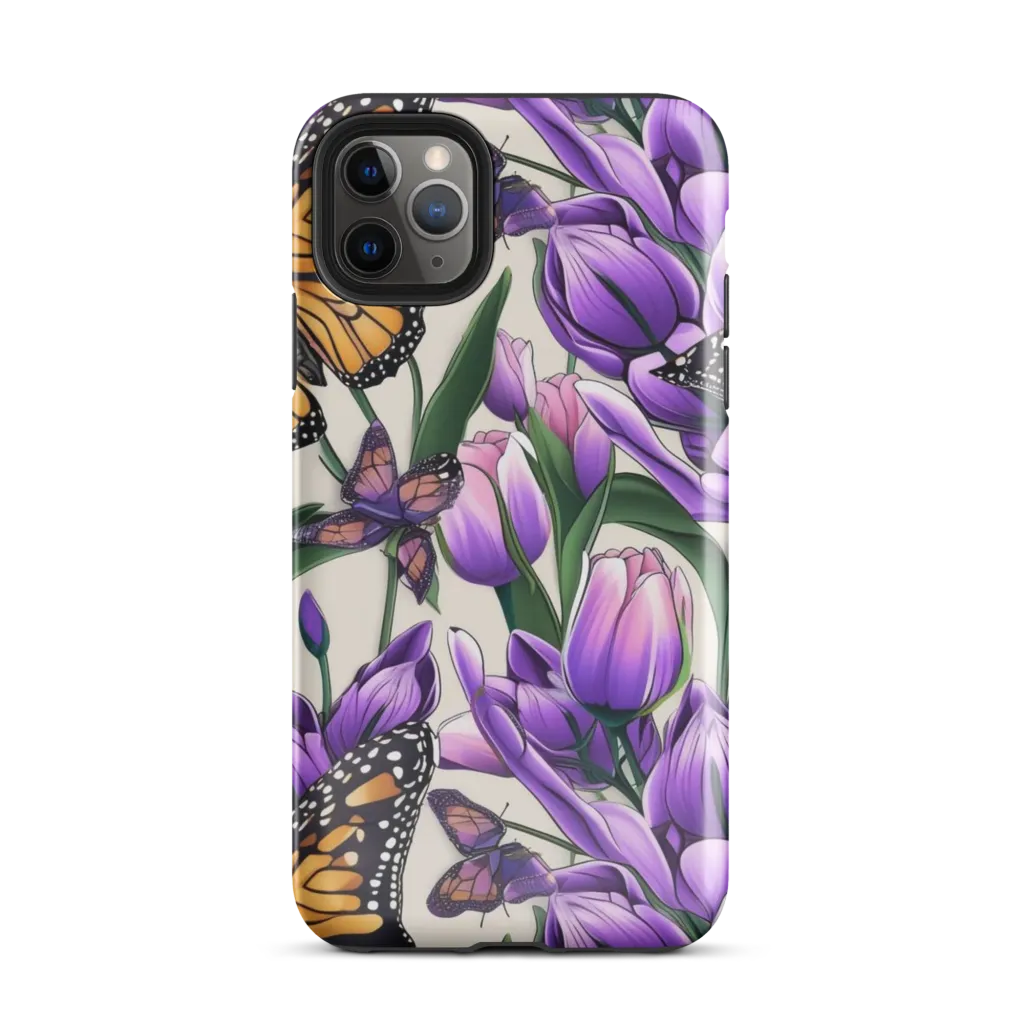 Tulip Wingbeat on Tough Case for iPhone® — Front