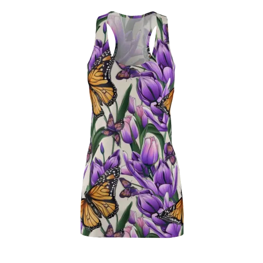 Tulip Wingbeat on a Racerback Dress