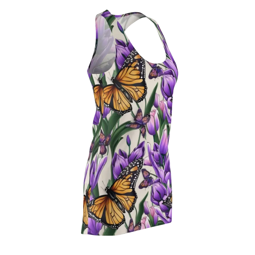 Tulip Wingbeat on Racerback Dress — Front Side