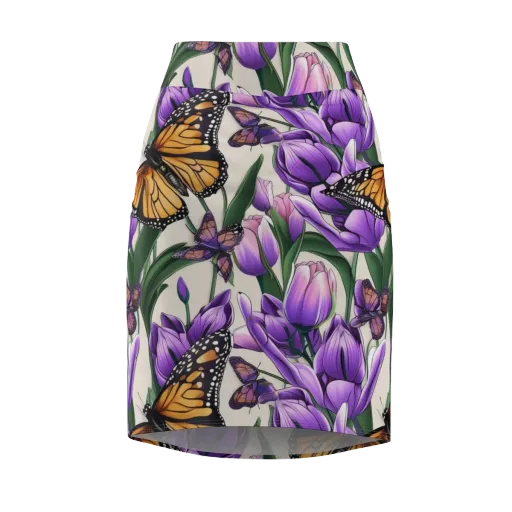 Tulip Wingbeat on a Pencil Skirt