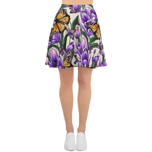 Tulip Wingbeat on a Skater Skirt