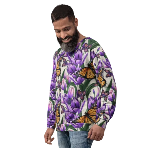 Tulip Wingbeat on a Sweatshirt