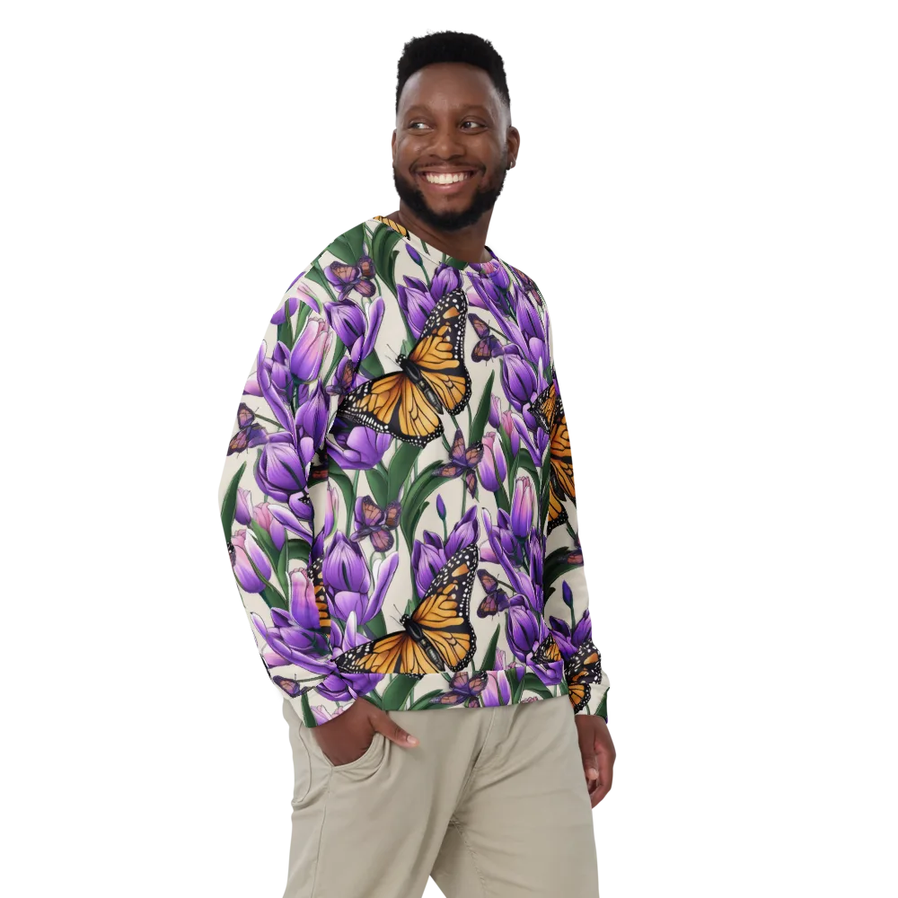 Tulip Wingbeat on Sweatshirt — Front