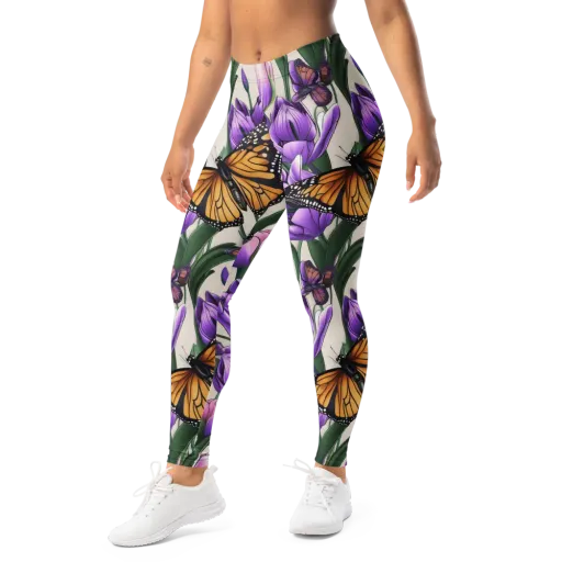 Tulip Wingbeat on a Leggings