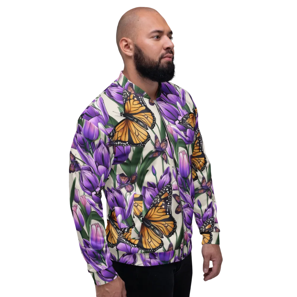 Tulip Wingbeat on Bomber Jacket — Right