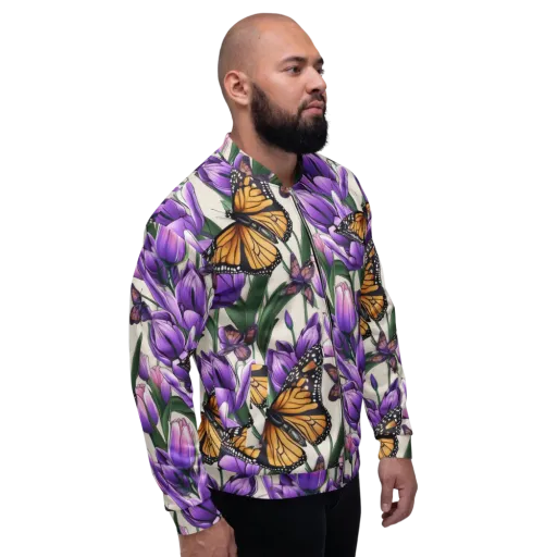Tulip Wingbeat on a Bomber Jacket