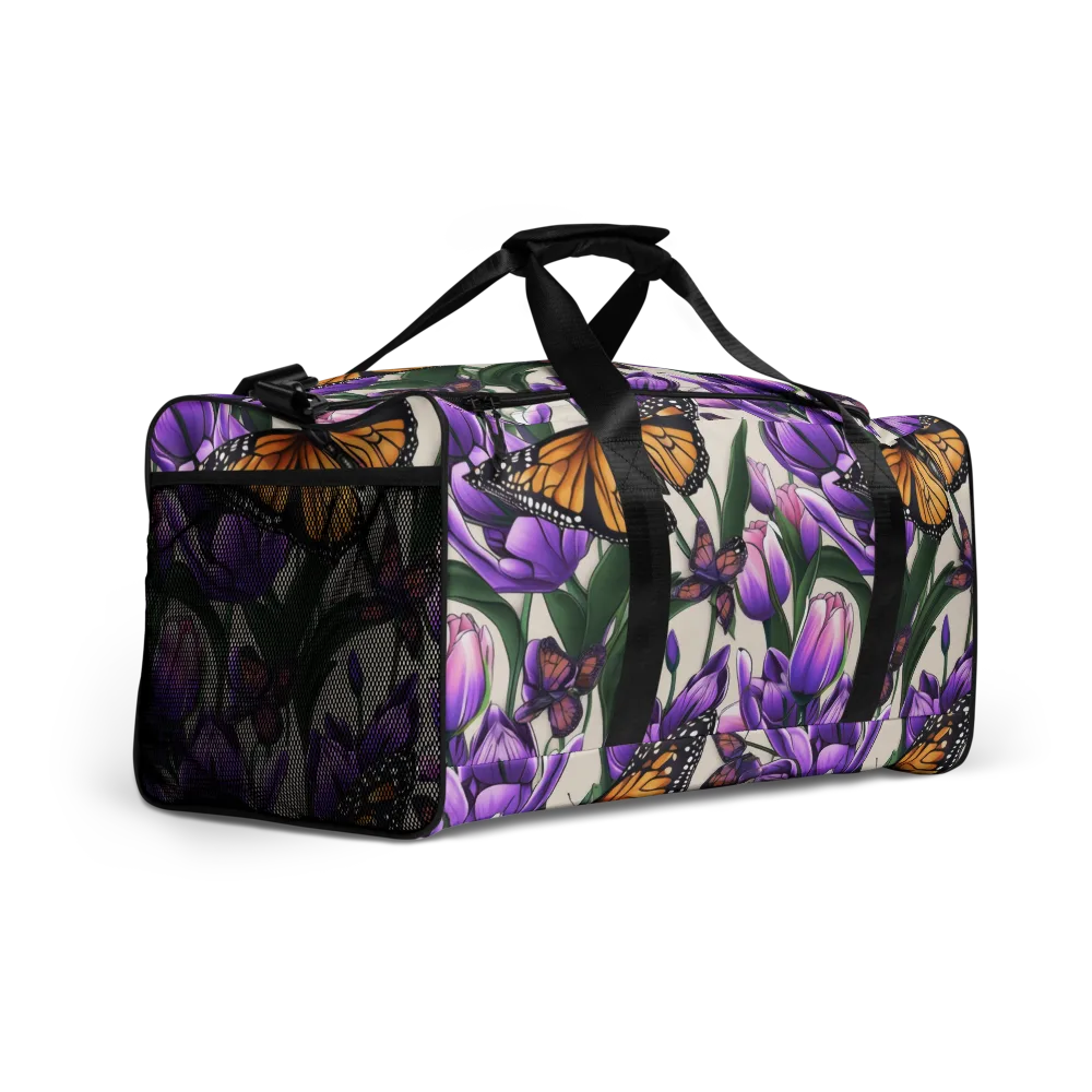 Tulip Wingbeat on Duffle Bag — Right Front