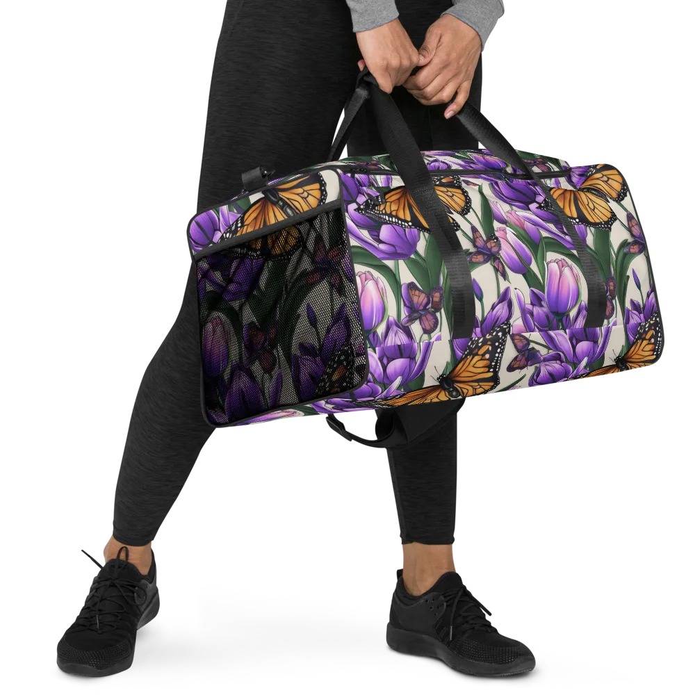 Tulip Wingbeat on Duffle Bag — Right Front