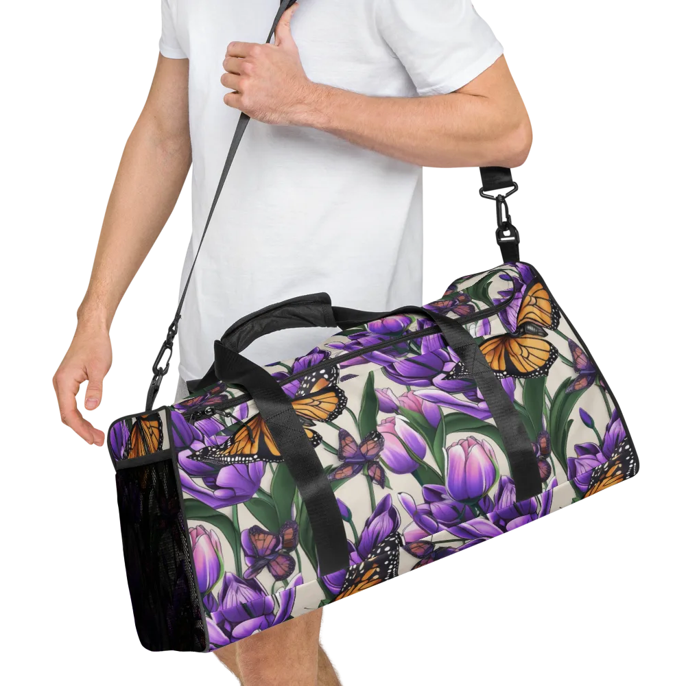 Tulip Wingbeat on Duffle Bag — Right Front