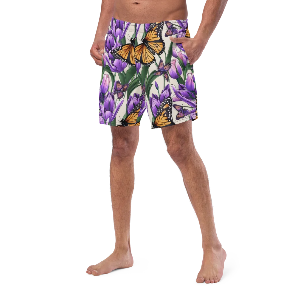 Tulip Wingbeat on Swim Trunks — Left Front