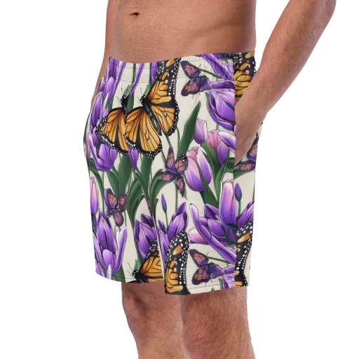 Tulip Wingbeat on a Swim Trunks
