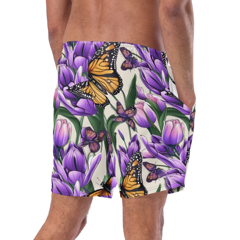 Tulip Wingbeat on Swim Trunks — Right Back