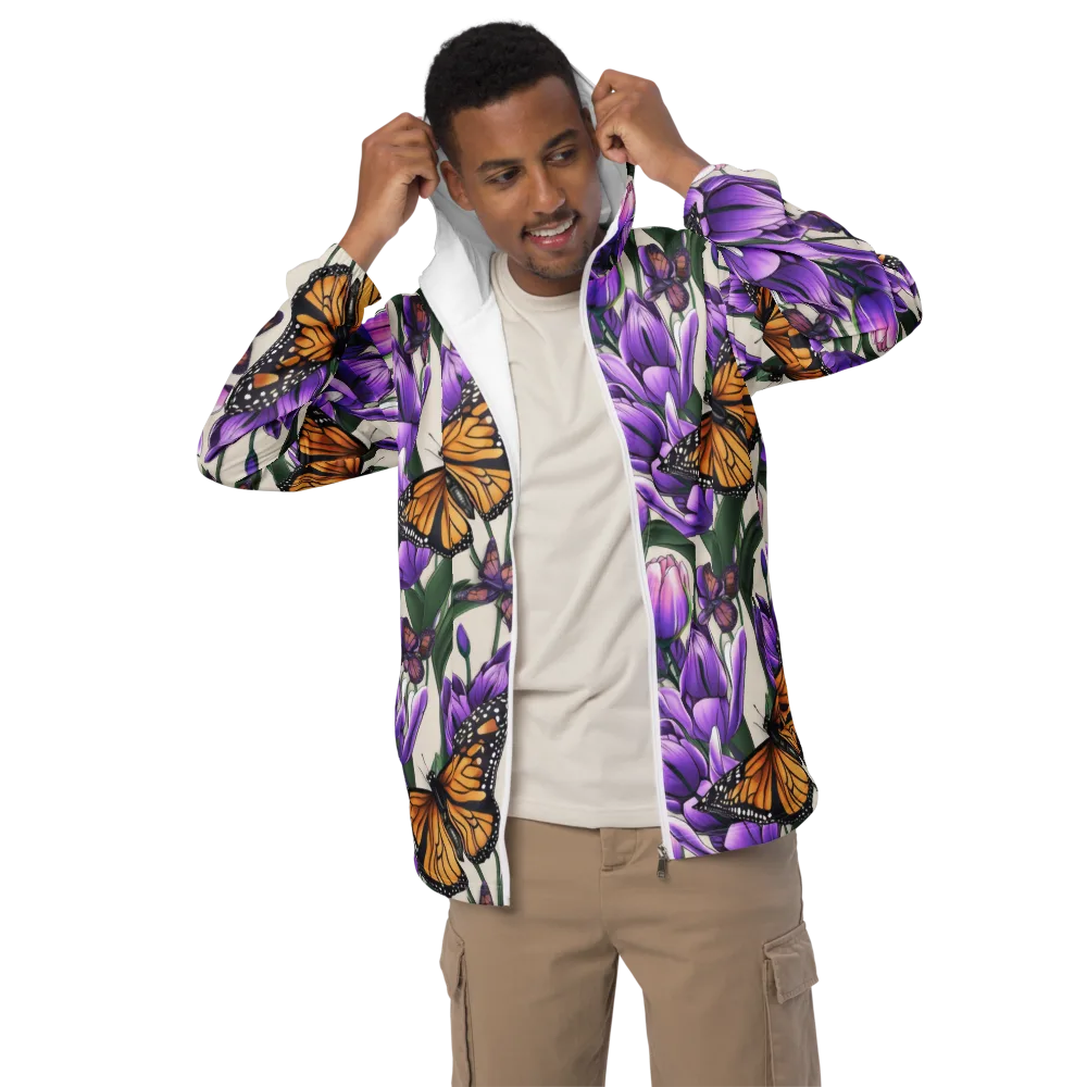 Tulip Wingbeat on Men's Windbreaker — Front