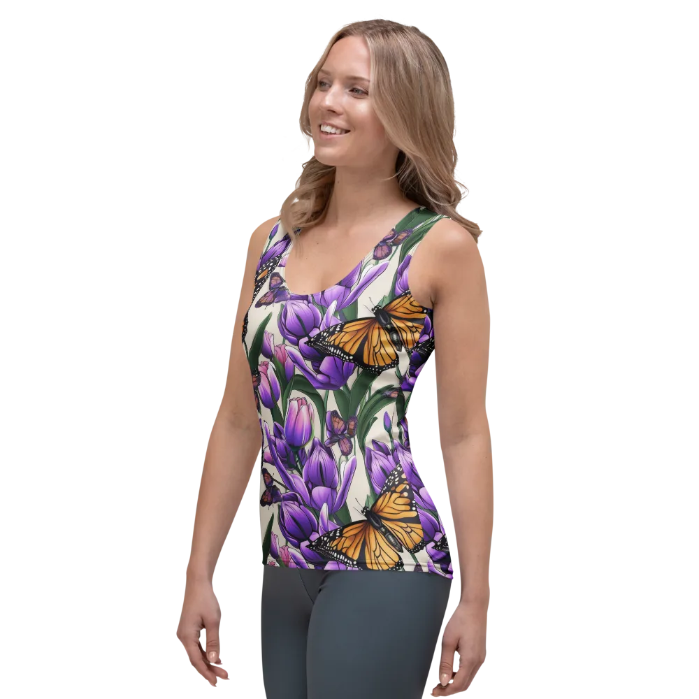 Tulip Wingbeat on Women's Tank Top — Left Front