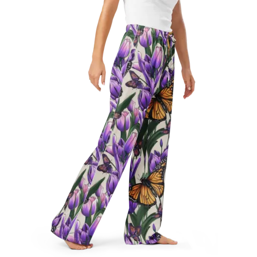 Tulip Wingbeat on a Women's Pajama Pants