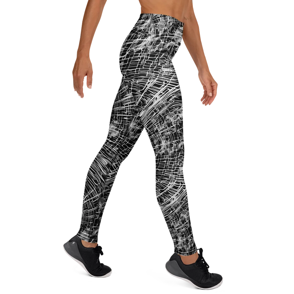 List's Labyrinth on Yoga Leggings — Right