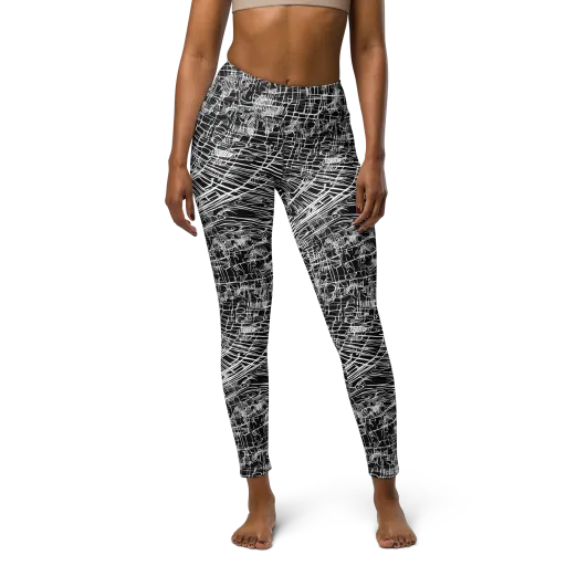 List's Labyrinth on a Yoga Leggings