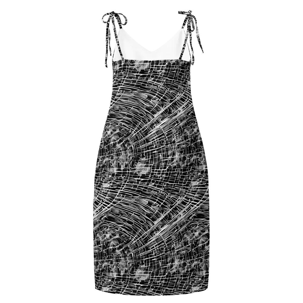 List's Labyrinth on Slip Dress — Back
