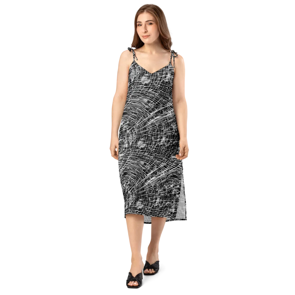 List's Labyrinth on Slip Dress — Front