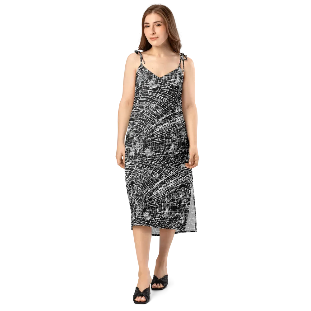 List's Labyrinth on Slip Dress — Front