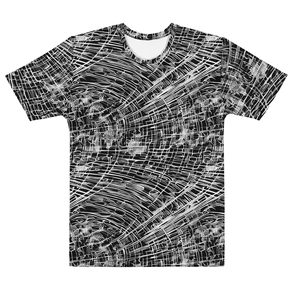 List's Labyrinth on Men's Cotton Crew Neck T-Shirt — Front