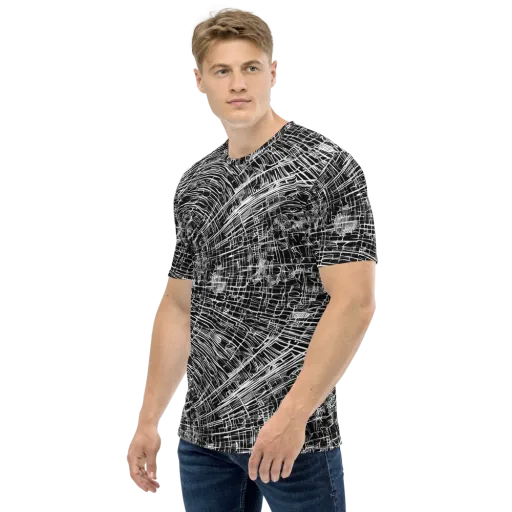 List's Labyrinth on a Men's Crew Neck T-Shirt